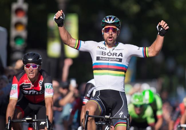 Slovak star Sagan takes second straight Quebec race ahead of Avermaet | iNFOnews.ca Slovak star Sagan takes second straight Quebec race ahead of Avermaet | iNFOnews.ca