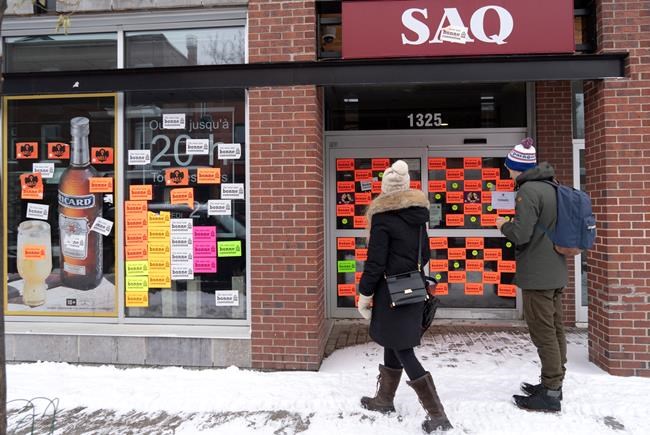 Workers at Quebec-run liquor stores begin 3-day strike, shutting down most outlets | iNFOnews.ca Workers at Quebec-run liquor stores begin 3-day strike, shutting down most outlets | iNFOnews.ca
