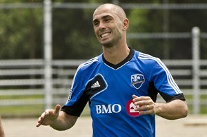 New striker Di Vaio called home for hearing after first practice with Impact | iNFOnews.ca CP18778015
