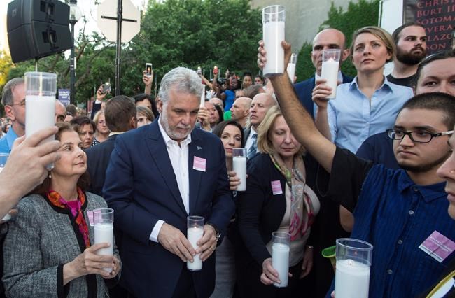 Quebec premier physically confronted at vigil for Orlando massacre | iNFOnews.ca Quebec premier physically confronted at vigil for Orlando massacre | iNFOnews.ca