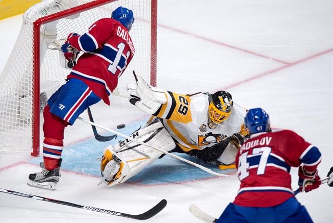 Radulov scores, Montoya gets shutout as Canadiens defeat Penguins 4-0 | iNFOnews.ca