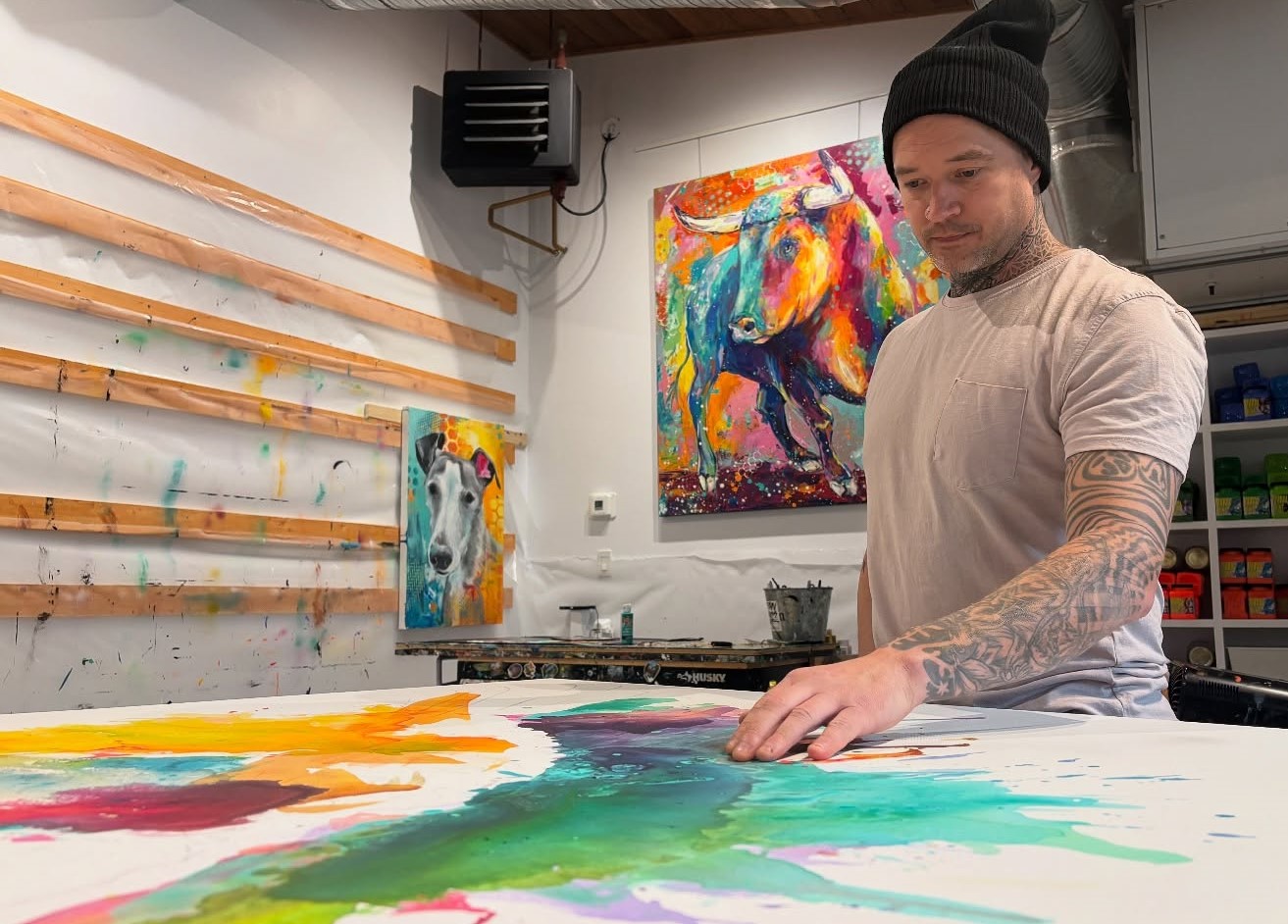 iN PHOTOS: North Okanagan painter uses his art to raise money for charity | iNFOnews.ca iN PHOTOS: North Okanagan painter uses his art to raise money for charity | iNFOnews.ca