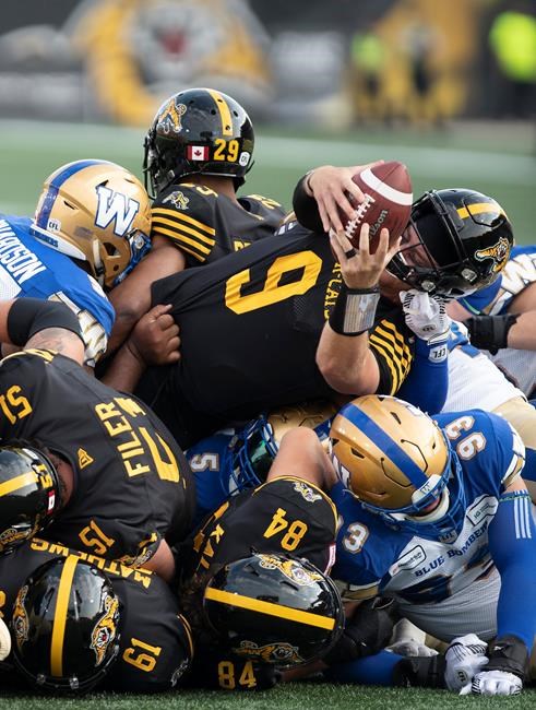 Masoli, Evans scored TDs as Ticats hand Bombers first loss of CFL season | iNFOnews.ca