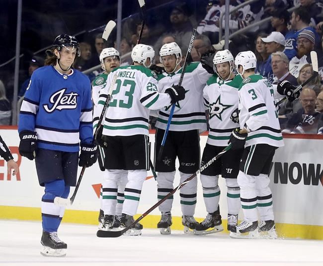Seguin, Faksa score twice as Stars topple Jets 5-2 to halt slide | iNFOnews.ca Seguin, Faksa score twice as Stars topple Jets 5-2 to halt slide | iNFOnews.ca