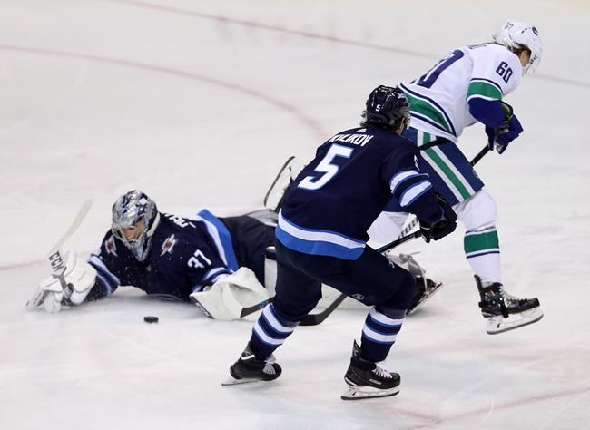 Hellebuyck with 29 saves, Laine scores only goal as Jets blank Canucks 1-0 | iNFOnews.ca Hellebuyck with 29 saves, Laine scores only goal as Jets blank Canucks 1-0 | iNFOnews.ca
